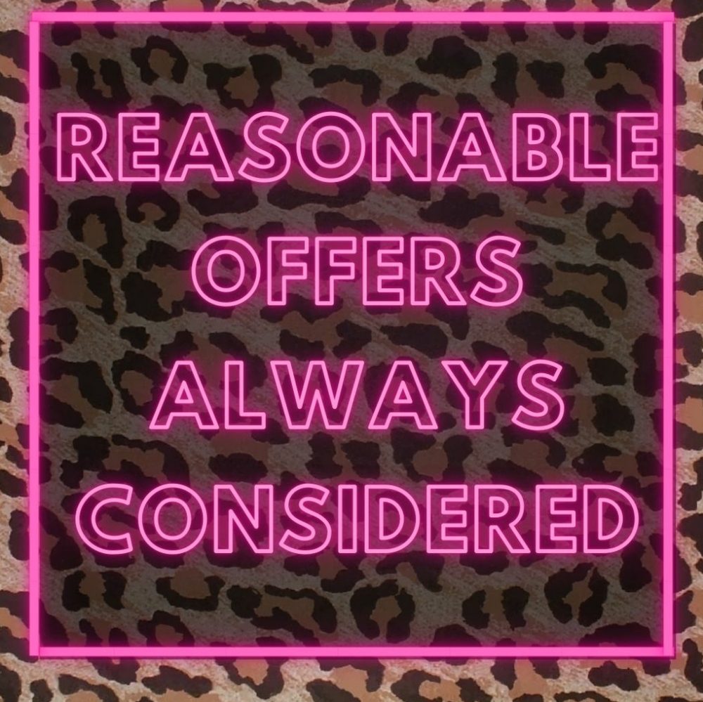Reasonable offers accepted!